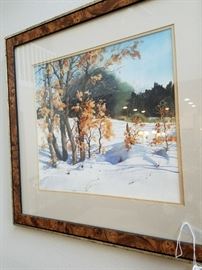 Original Watercolor signed by maker. Can't read signature