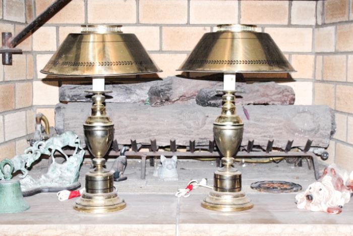 Brass lamps