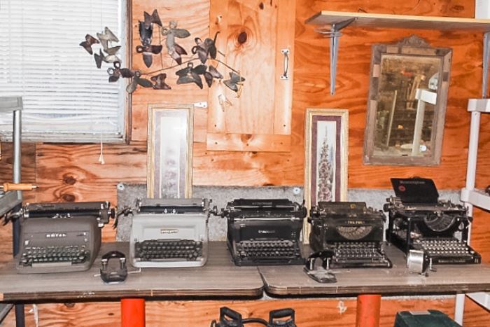 Antique Typewriters - Royal, Woodstock, Fox and Remington