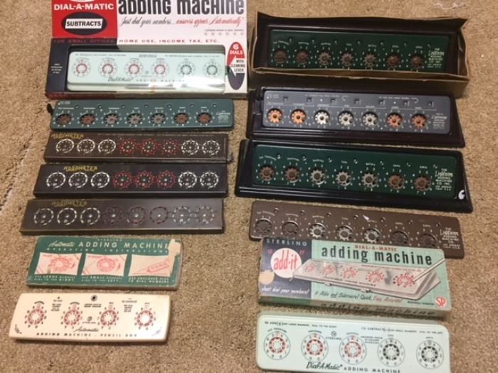 Vintage Adding Machines