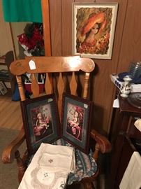 Vintage rocker and pictures