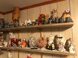 Large owl collection