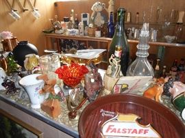 Falstaff tray and misc