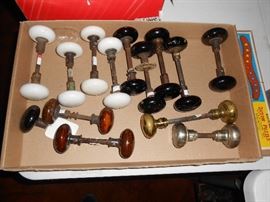 Awesome collection of vintage doorknobs