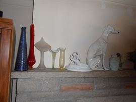 Retro tall vases, tulip vases