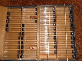 First aide box of viles