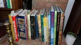 coffee table and art books