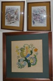 vintage prints and embroidery