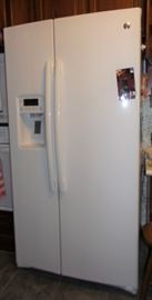 GE 1.5 year old. Side-by-side counter depth refrigerator