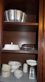 ramekins, cake pans, bunt pan, butter dishes, kitchen basics, salt and pepper