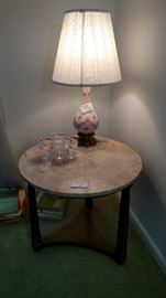 round marble top table