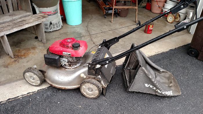 honda lawn mower with bagger