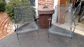 metal chair
