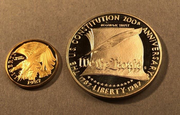 Lot 508 United States Constitution Coins. 1987. Proof o
