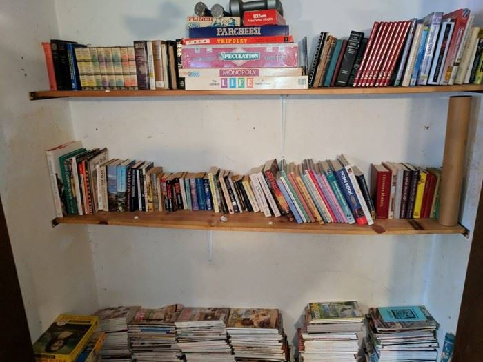 We have a few books and magazines...