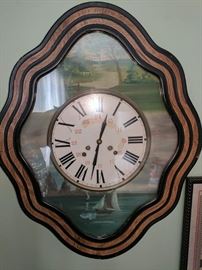 Beautiful hand painted clock.