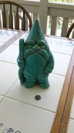 Ceramic garden gnome