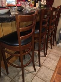 Wonderful barstools just like a McCann Street bar and Grill back in the day