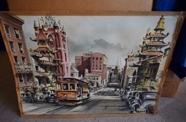 Originial water color of San Francisco, 