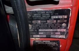 1978 Triumph Spitfire convertible 