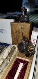 bronze Asian small figure