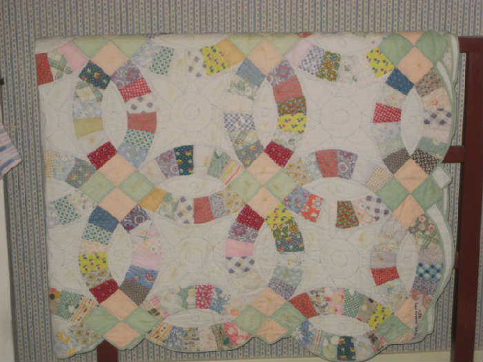 Selection of quilts old and new