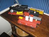 American Flyer train set with track and transformer
