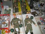 GI Joe dolls, some in boxes, misc pieces