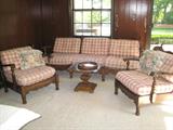 Great for the cottage or college apartment. Ethan Allen sofa and chairs