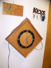 Mid Century Wall Clock