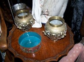 Asian Brass Urns