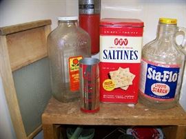 Vintage Tins and Bottles