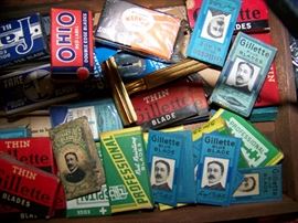 Old Razor Blade Collection
