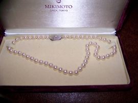 Vintage Mikimoto Pearls