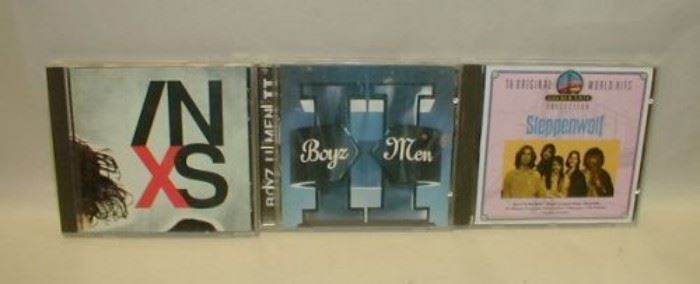 INXS, Boyz II Men, Steppenwolf cd's