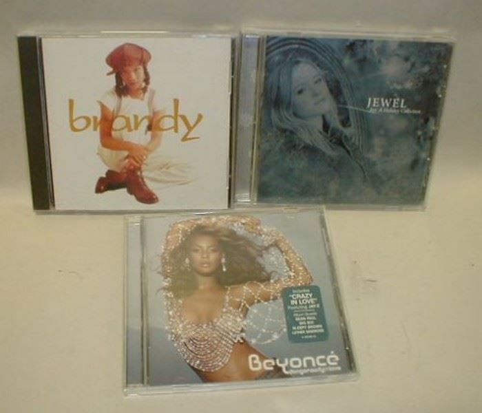 Beyonce, Brandy and Jewel cd's