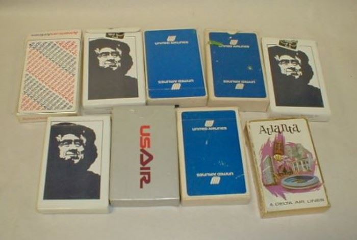 Airline playing cards