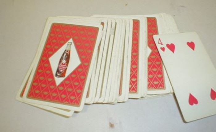 Deck of Royal Crown Cola advertising playing cards.  no box
