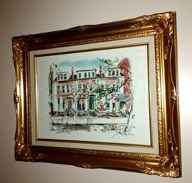 Ink and Watercolor by John Haymson