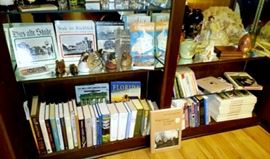 Books, many German...including one on Florida, in German