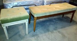 Bench & Stool....need new upholstery