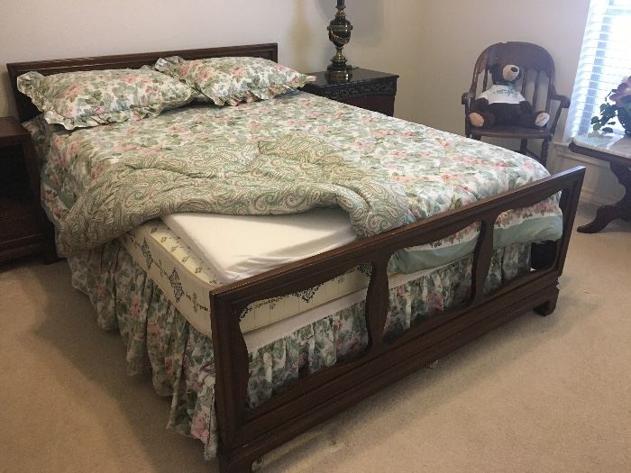 queen bed -  have the matching chests and dresser and end table- all sold separate but a great set could be had here !!