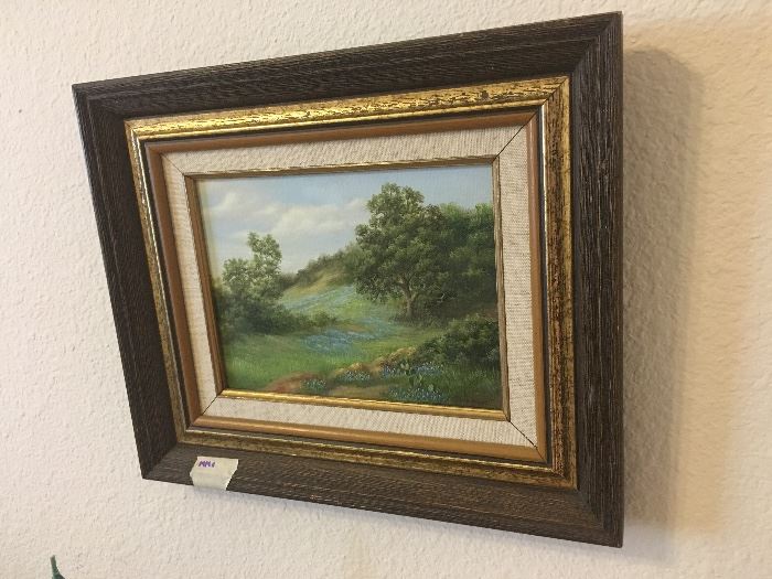 several originals  -few bluebonnets or hill country scenes