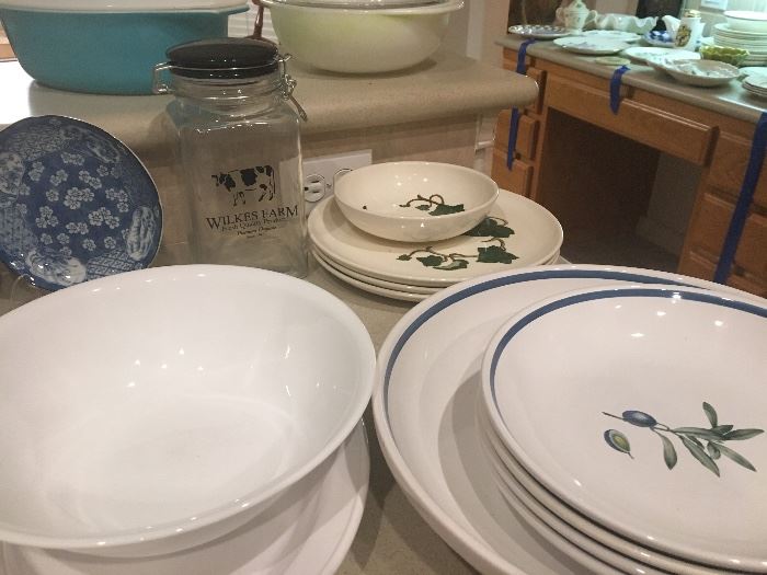 corelle  assorted dish small sets 