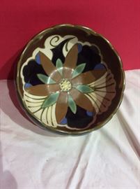 Gliter Art Pottery Bowl