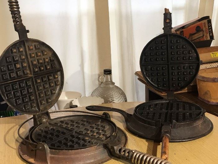 Griswold cast iron waffle makers