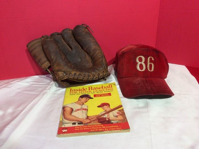 Vintage baseball collectibles