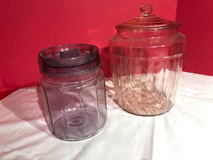 1915 Glass Tobacco Jar