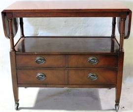 drop side server on casters