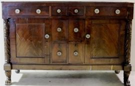 glass knob sideboard